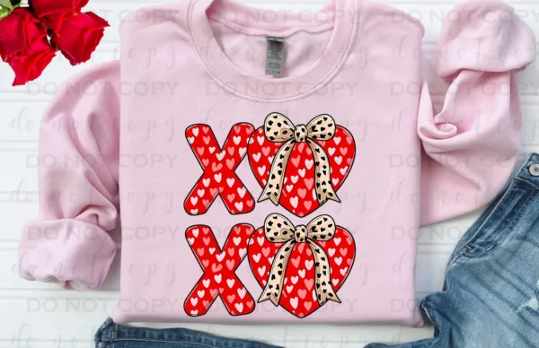 Valentine Long Sleeve XOXO xs-xl